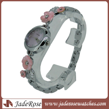 Charm Flower Band Reloj de dama de cuarzo